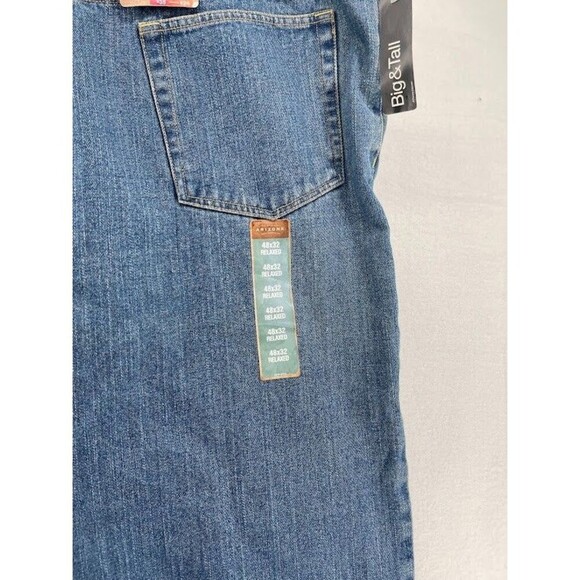 Arizona Men's Big and Tall Size 48 x 32 Relaxed Fit Jeans NWT - Picture 7 of 9
